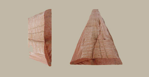 board-thickness Board end showing 1.5 inch thickness