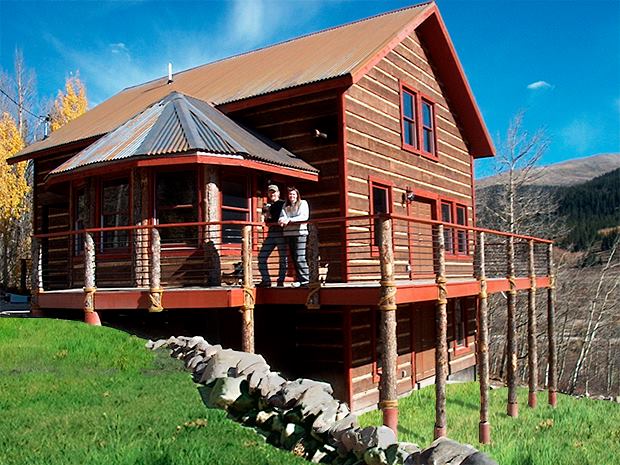 The first rustic cabin we built